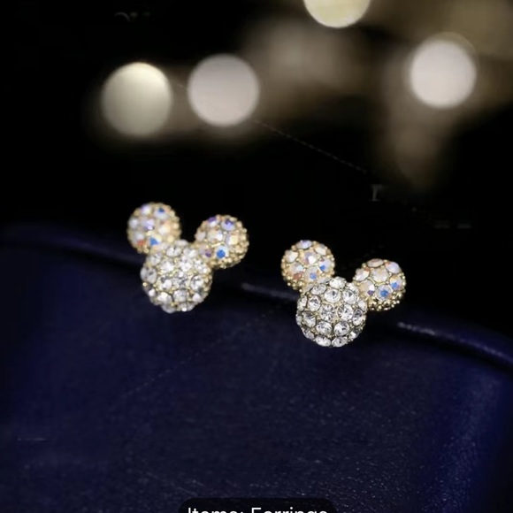 Mickey Mouse sparkly studs - Picture 2 of 5